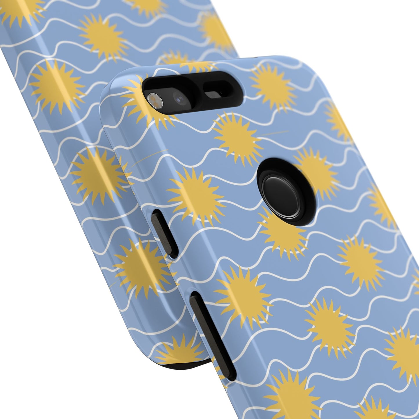 Sunny Waves Blue Google Pixel Case