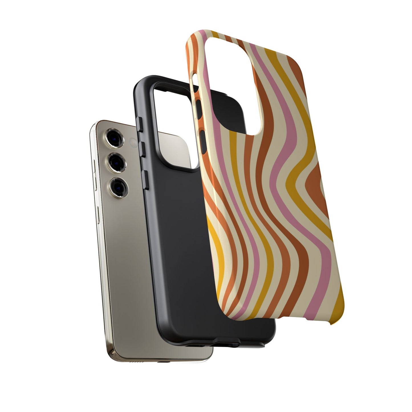 Retro Sunset Wave Samsung Case
