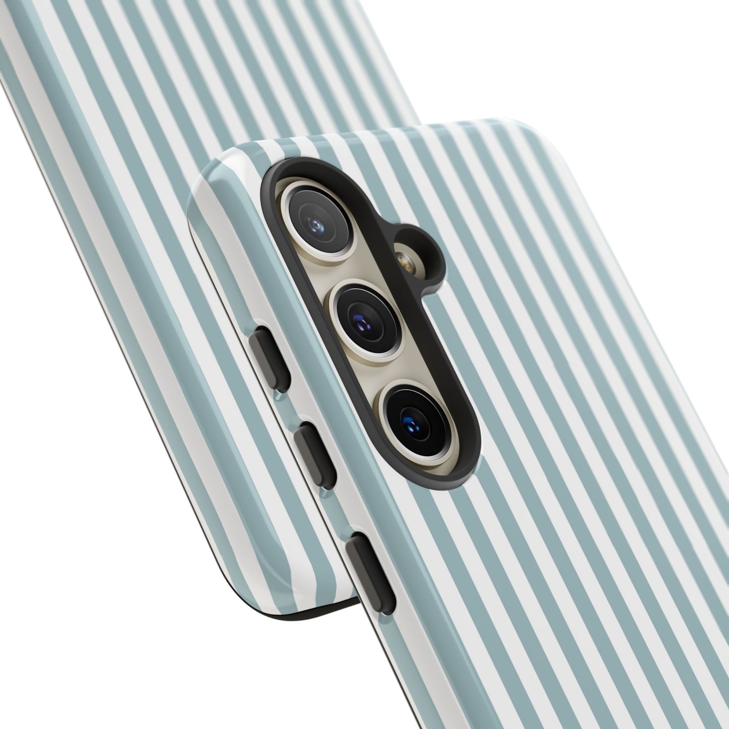 Blue & White Stripe Samsung Case