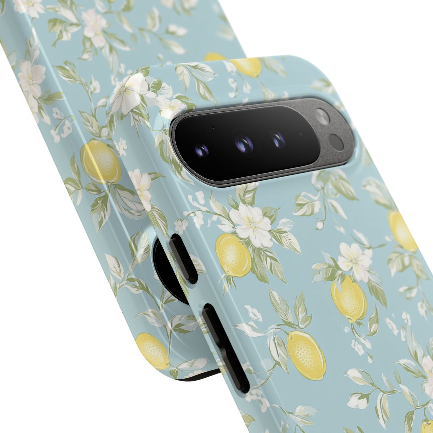 Lemon Blossom Blue Google Pixel Case