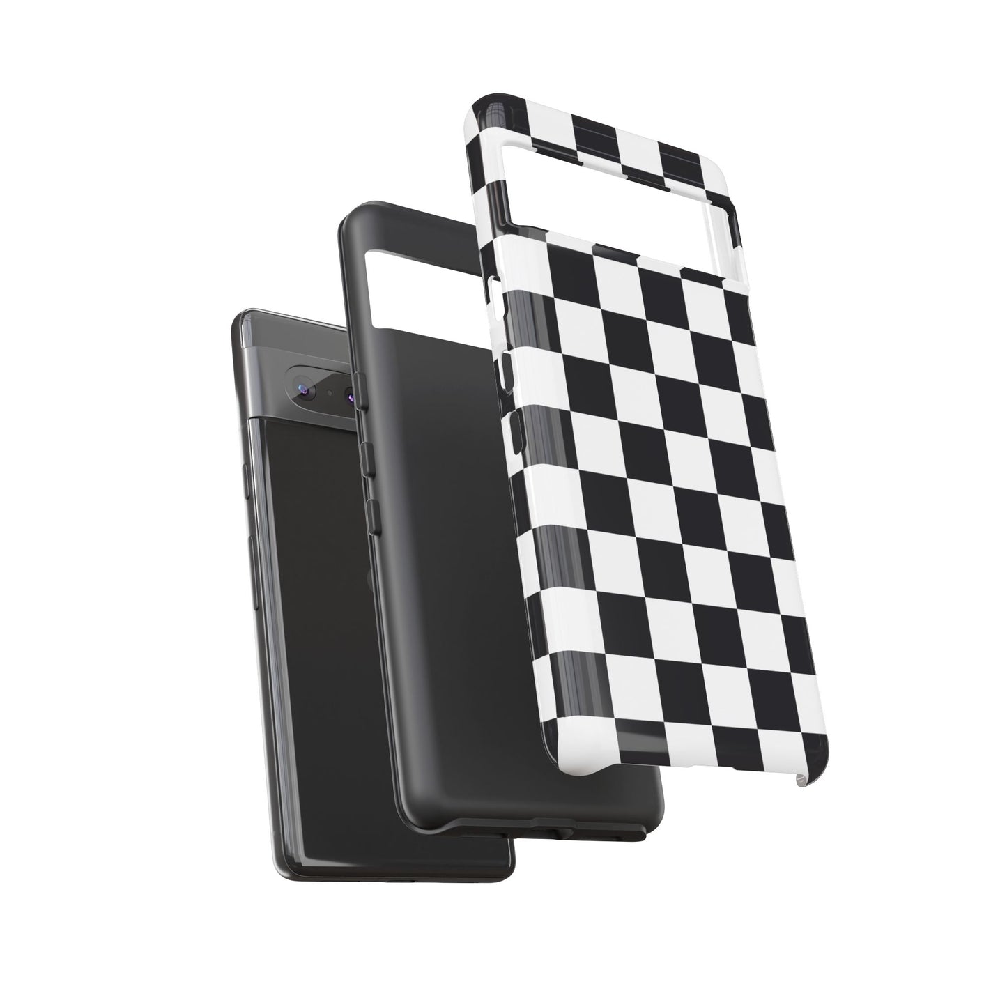 Black & White Checkerboard Google Pixel Case