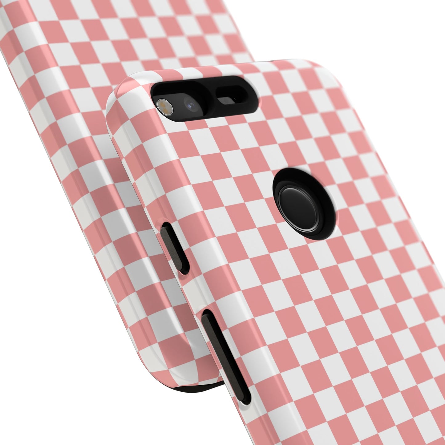 Pink Checkerboard Google Pixel Case
