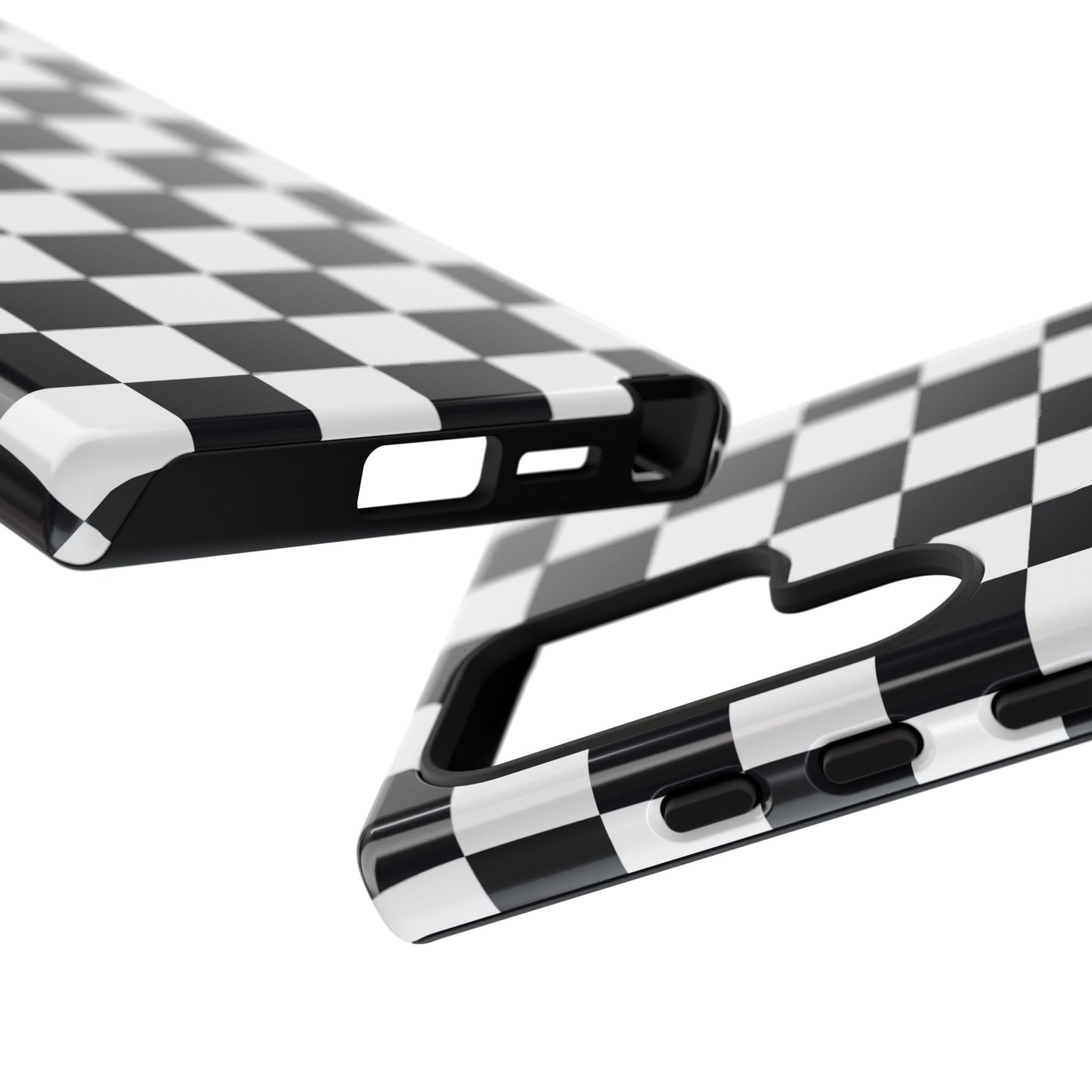 Black & White Checkerboard Samsung Case