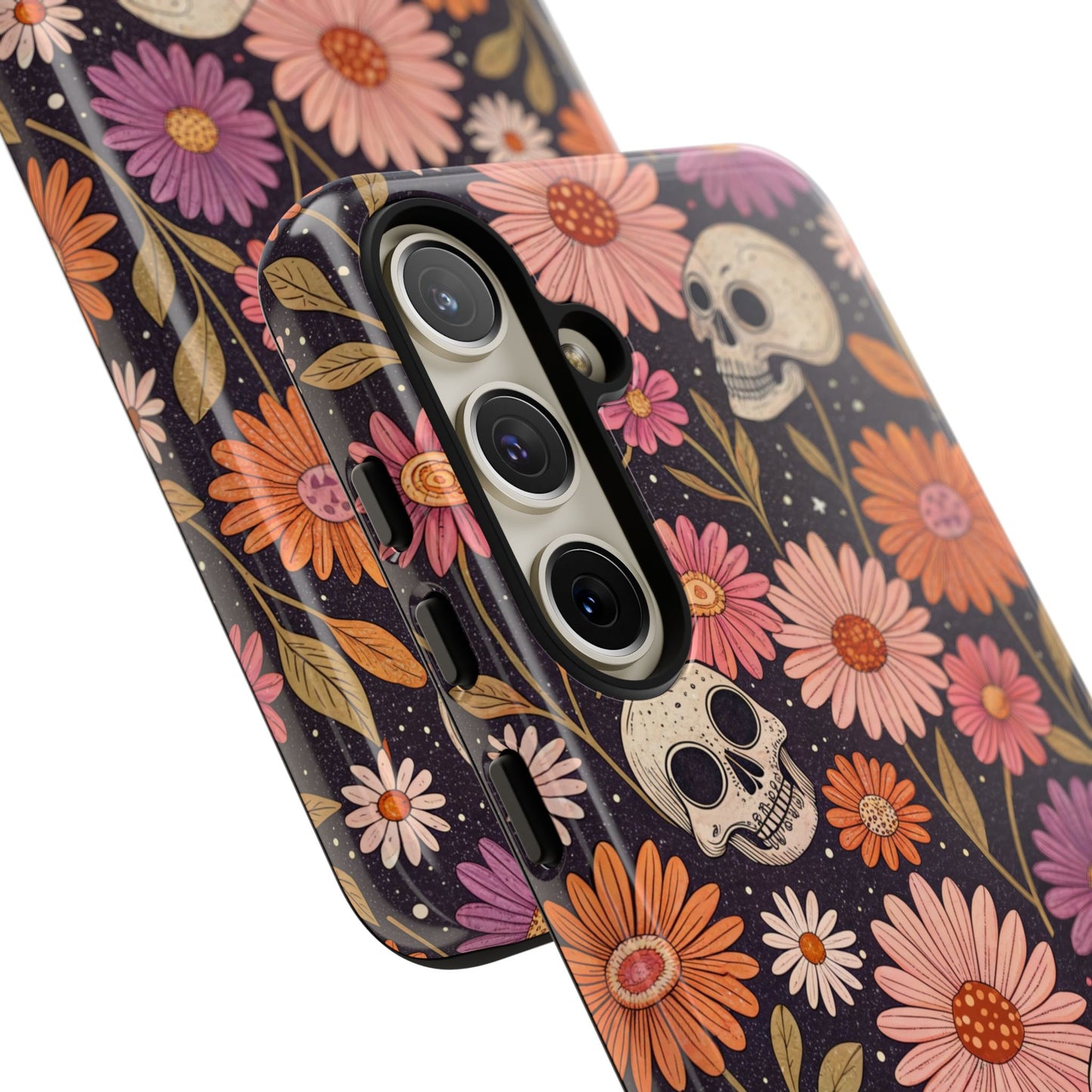 Skulls & Fall Florals Samsung Case