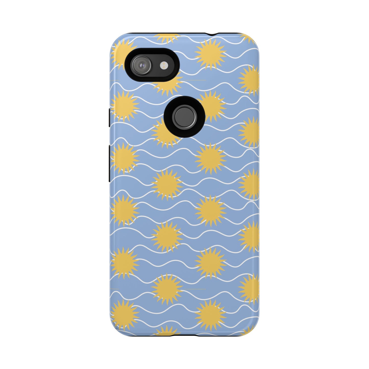 Sunny Waves Blue Google Pixel Case