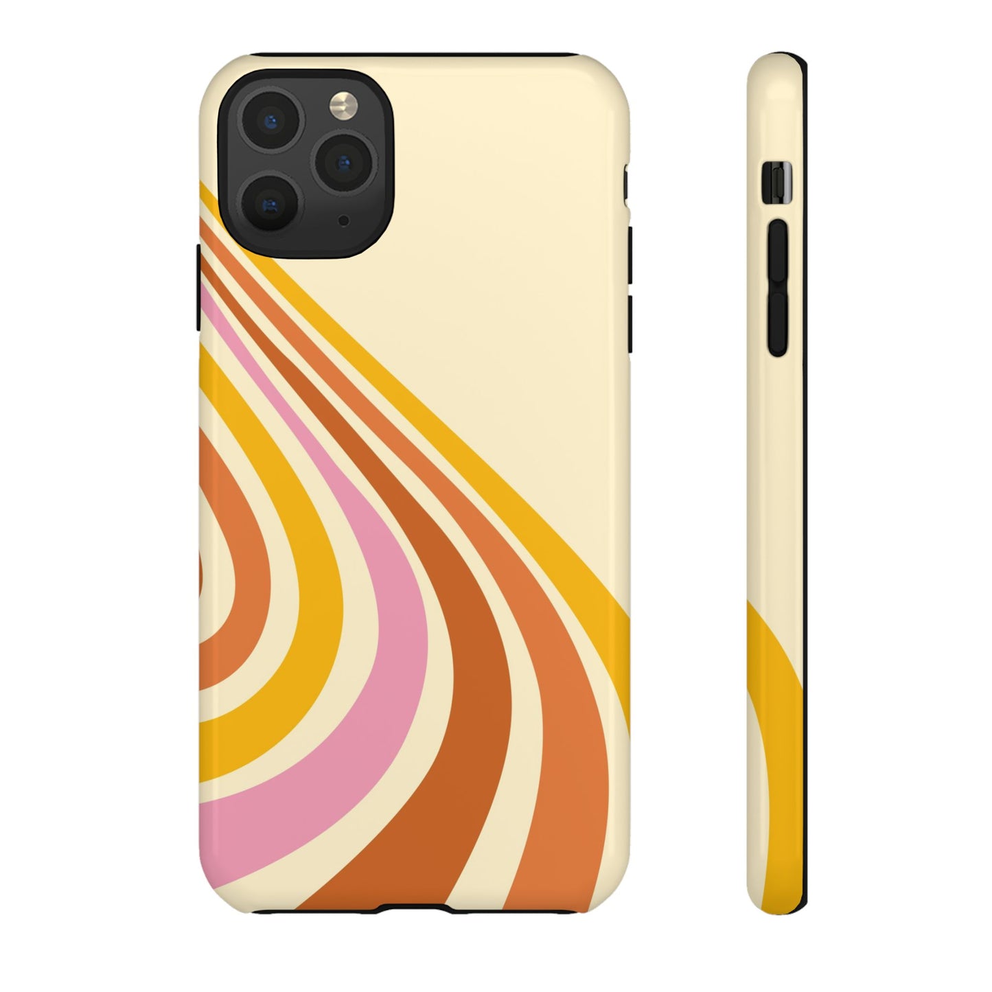 Retro Wave Swirl iPhone Case