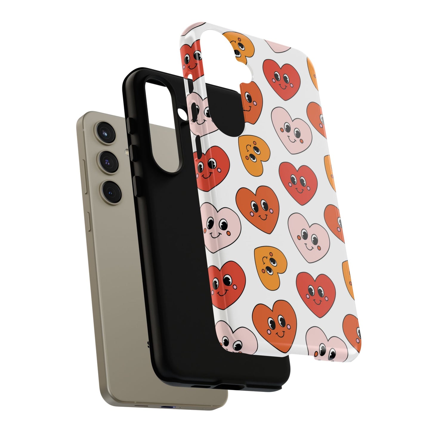 Smiley Heart Faces Samsung Case