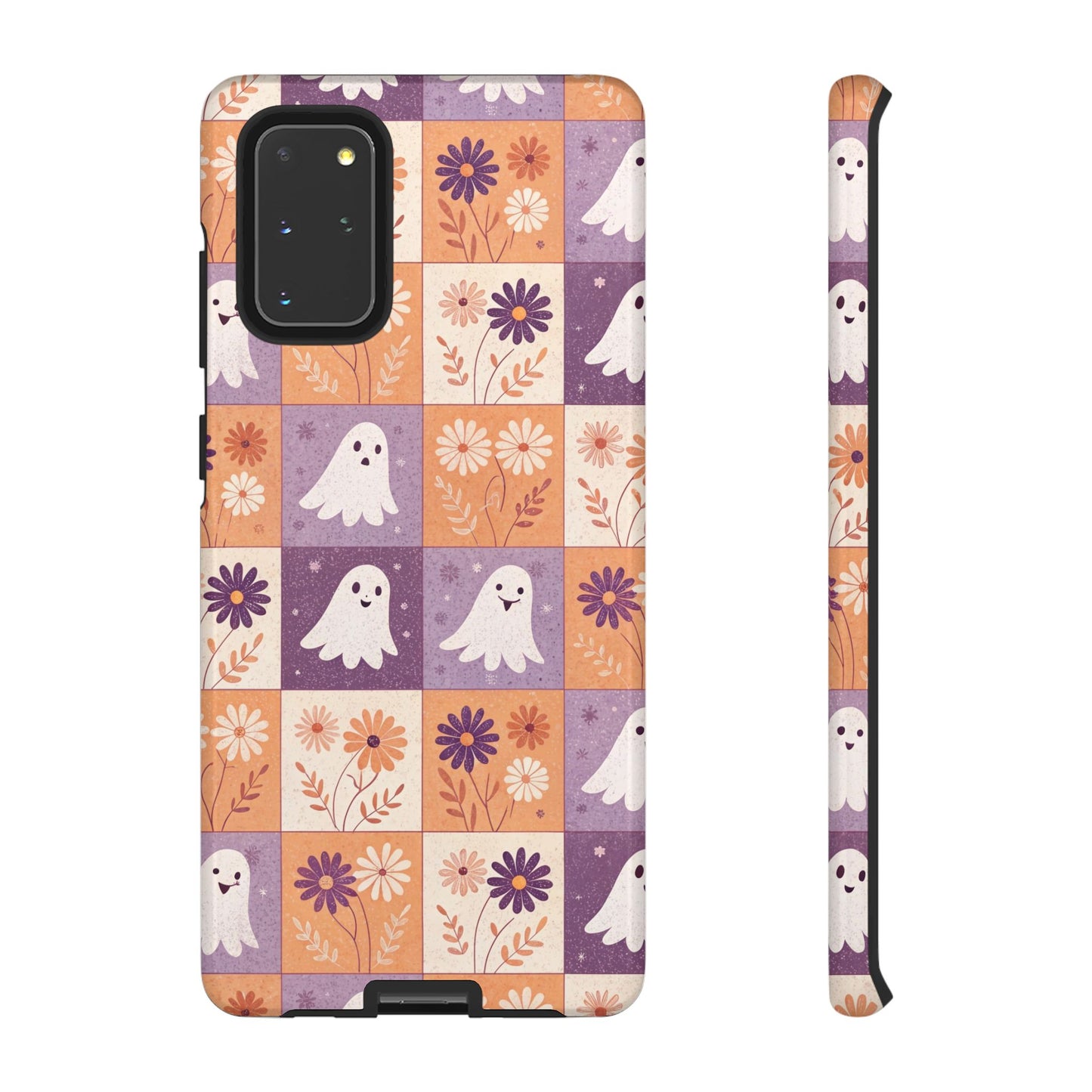 Ghost Floral Checkerboard Samsung Case