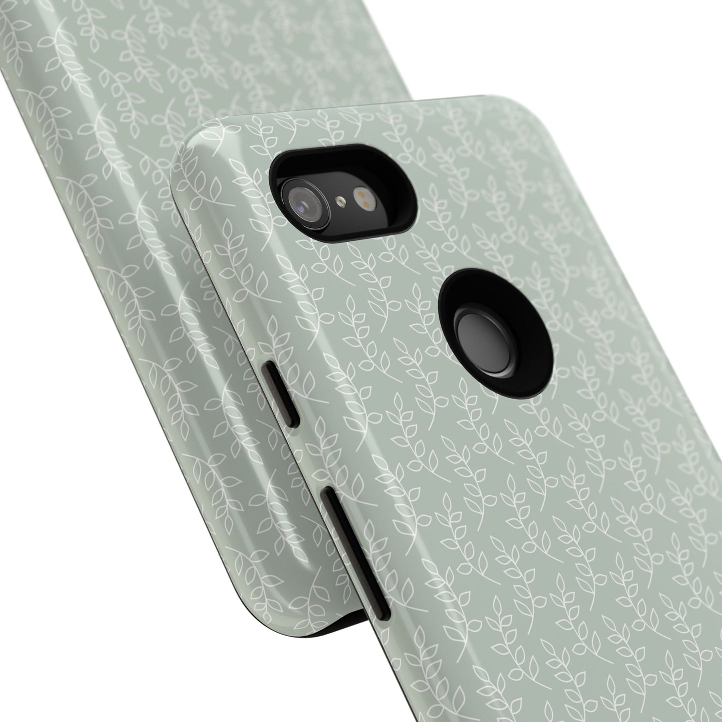 Minimal Leaf Print Google Pixel Case