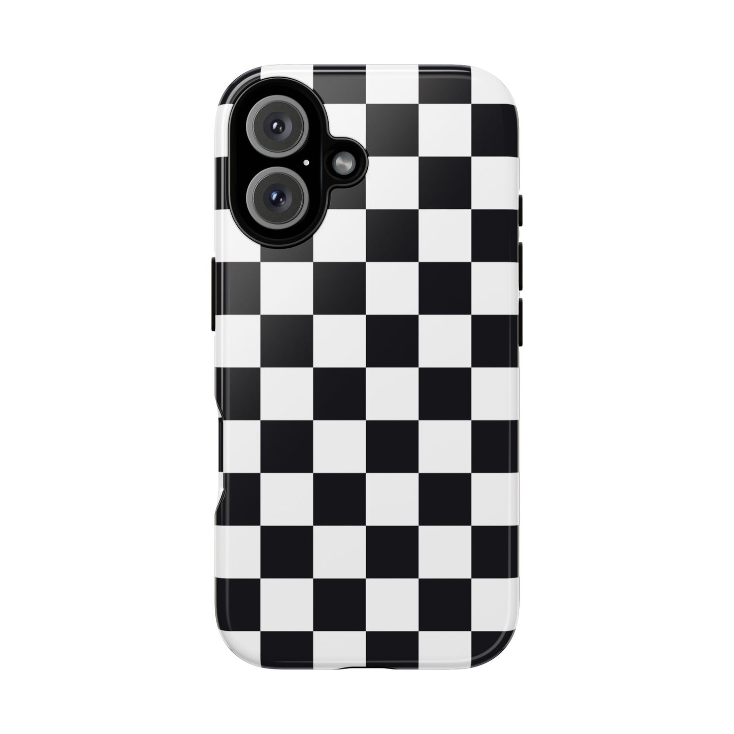 Black & White Checkerboard iPhone Case