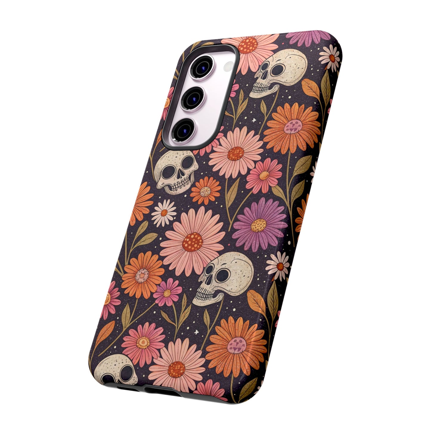 Skulls & Fall Florals Samsung Case