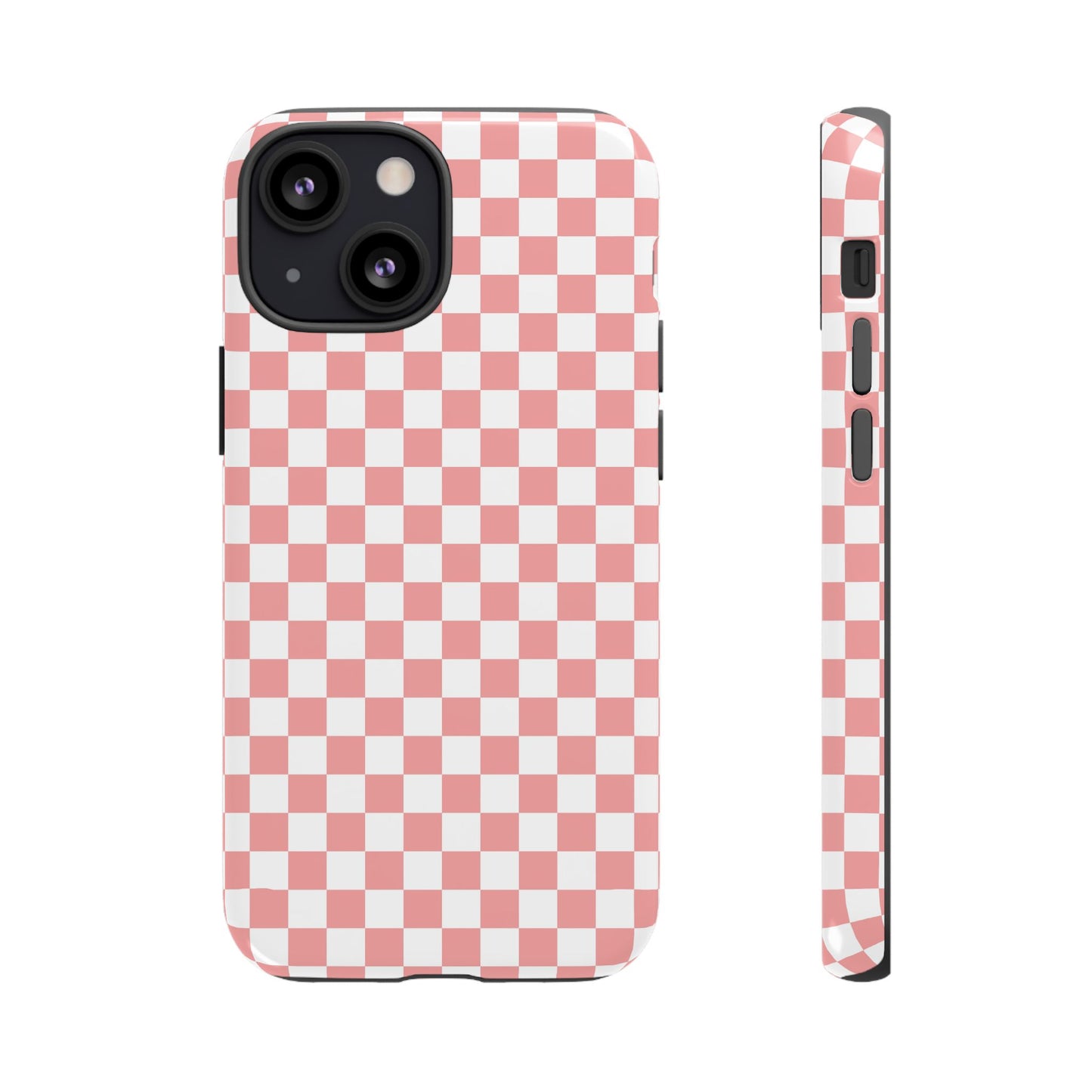 Pink Checkerboard iPhone Case