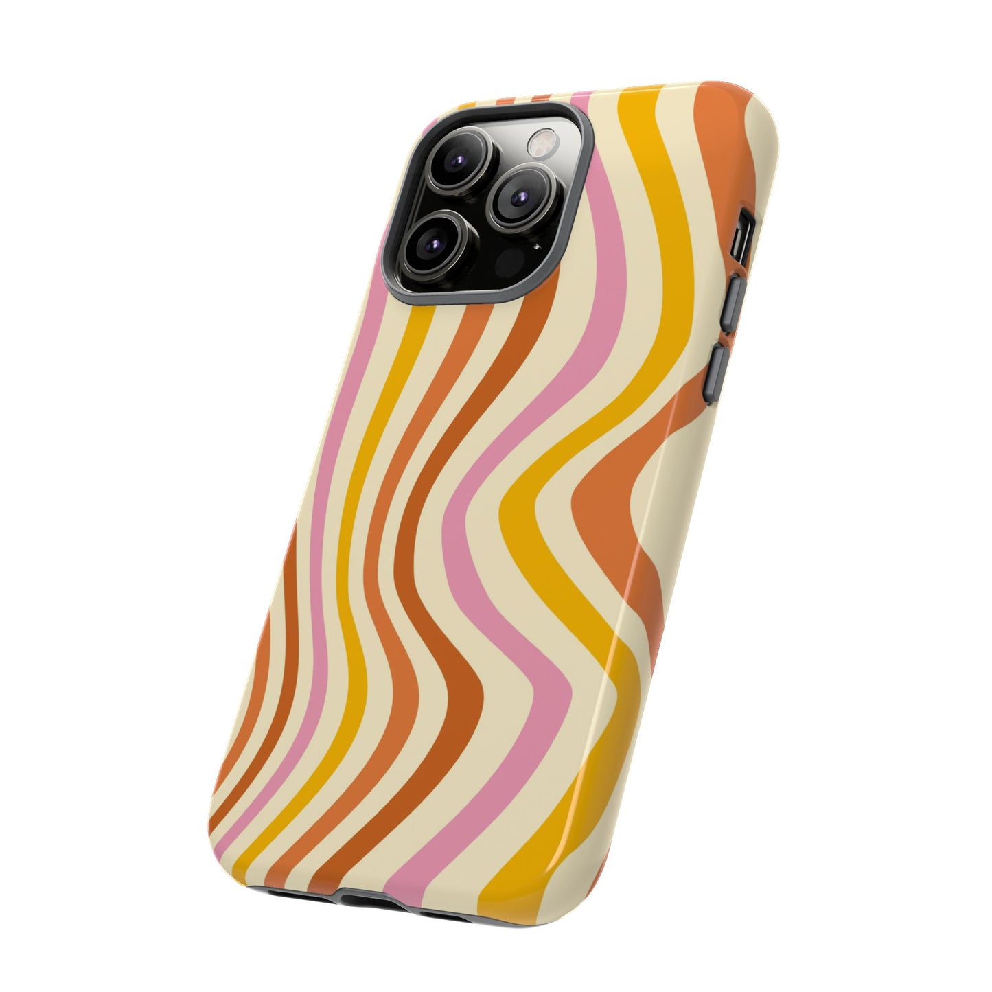 Retro Sunset Wave iPhone Case