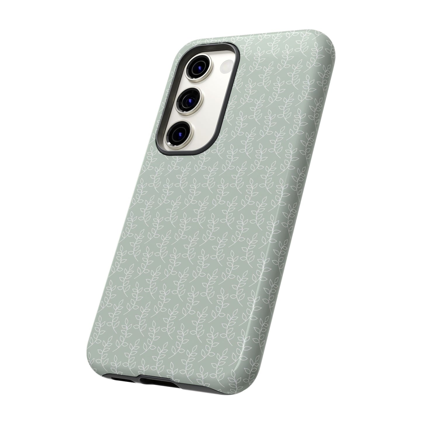 Minimal Leaf Print Samsung Case
