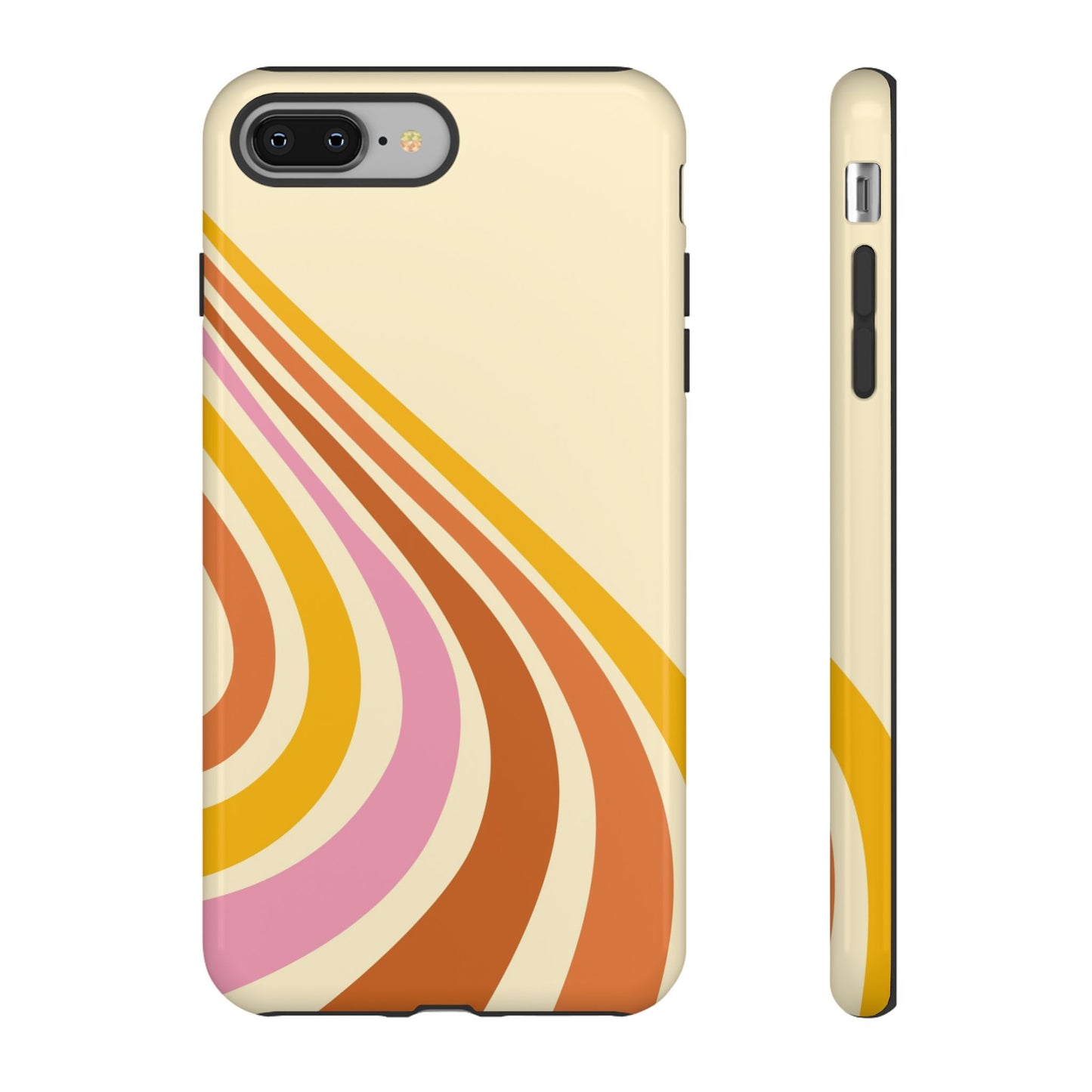 Retro Wave Swirl iPhone Case
