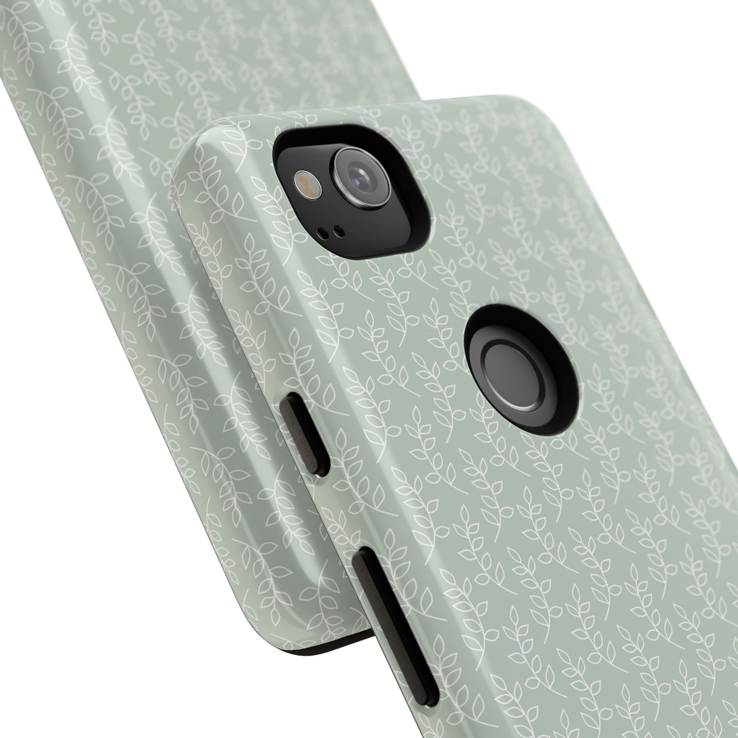 Minimal Leaf Print Google Pixel Case