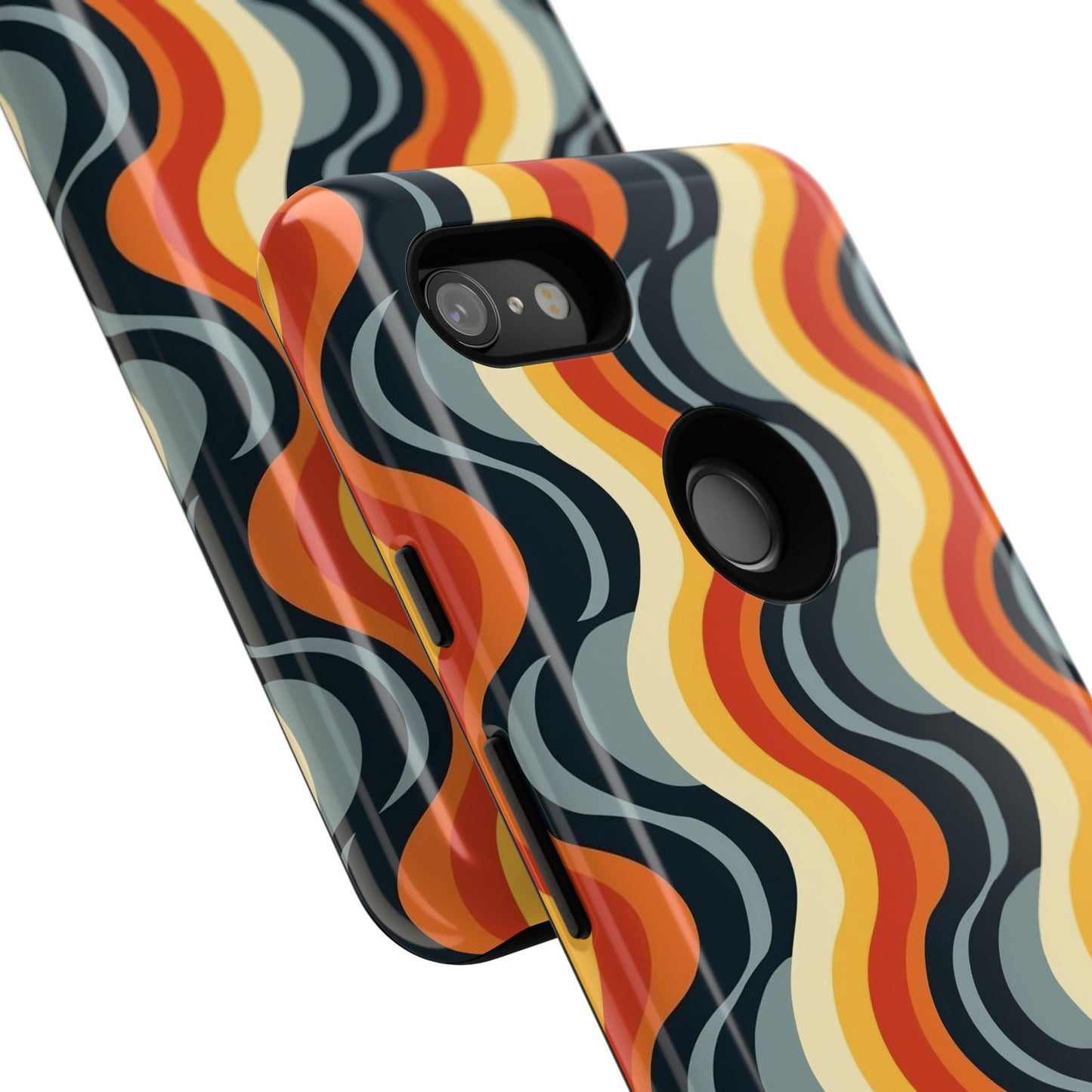 Retro Wavy Stripe Google Pixel Case