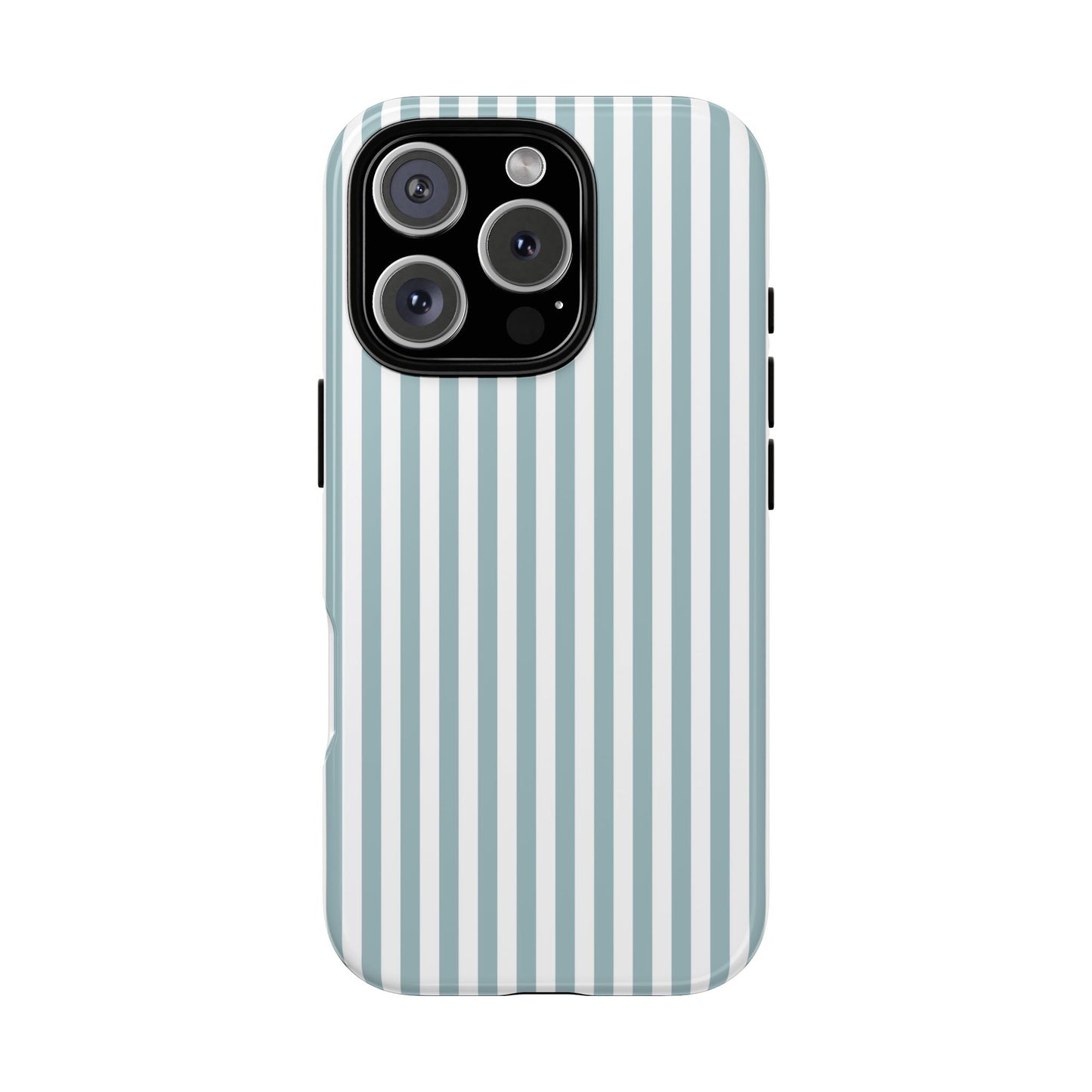 Blue & White Stripe iPhone Case
