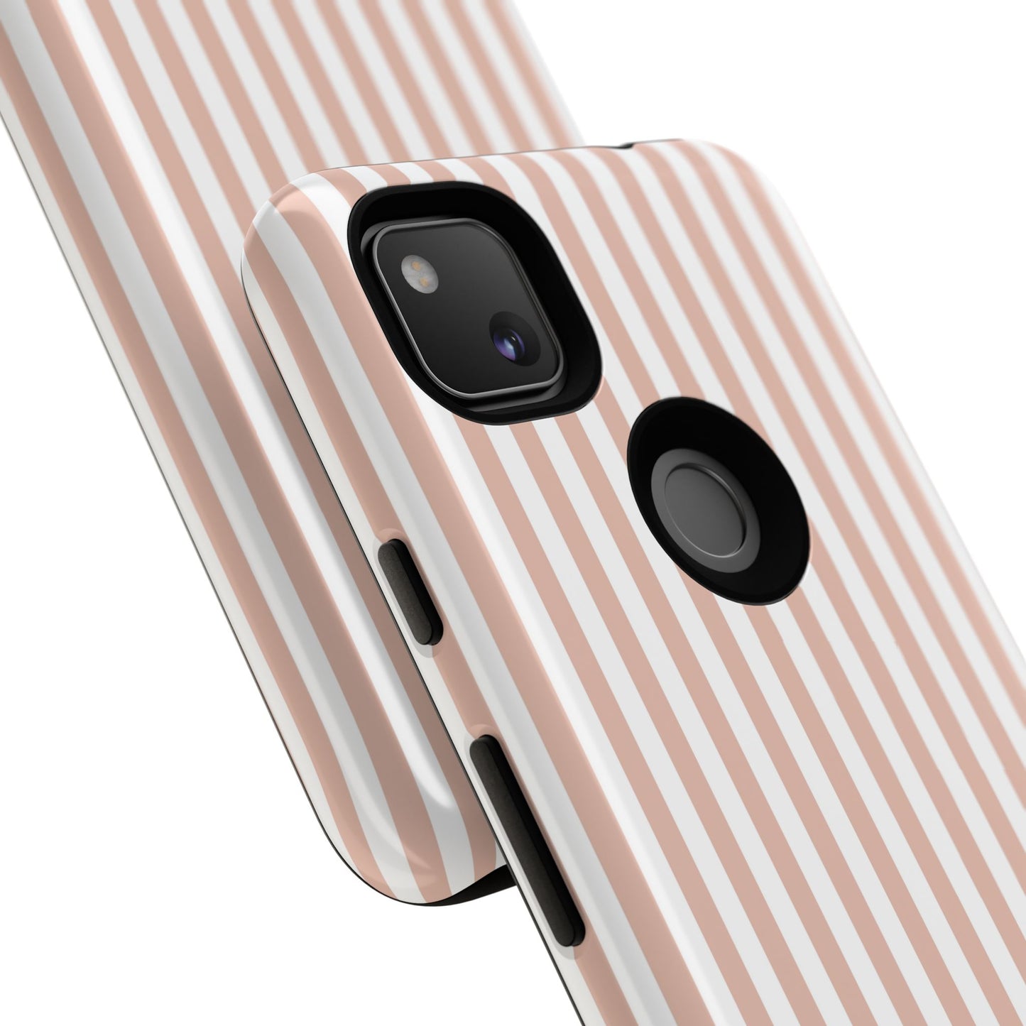 Blush & White Stripe Google Pixel Case