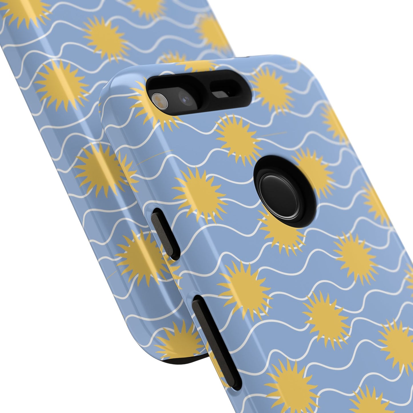 Sunny Waves Blue Google Pixel Case