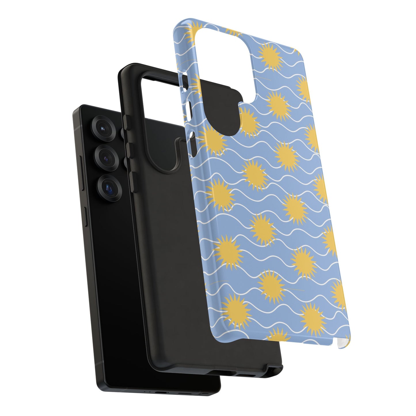 Sunny Waves Blue Samsung Case