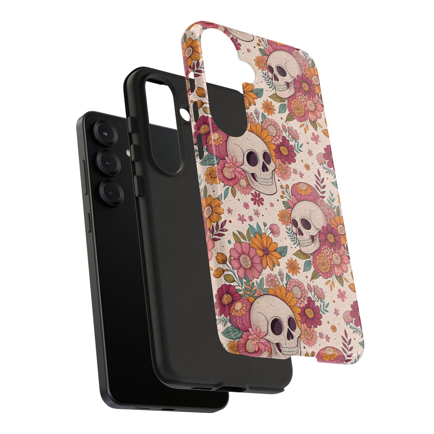 Floral Skull Samsung Case