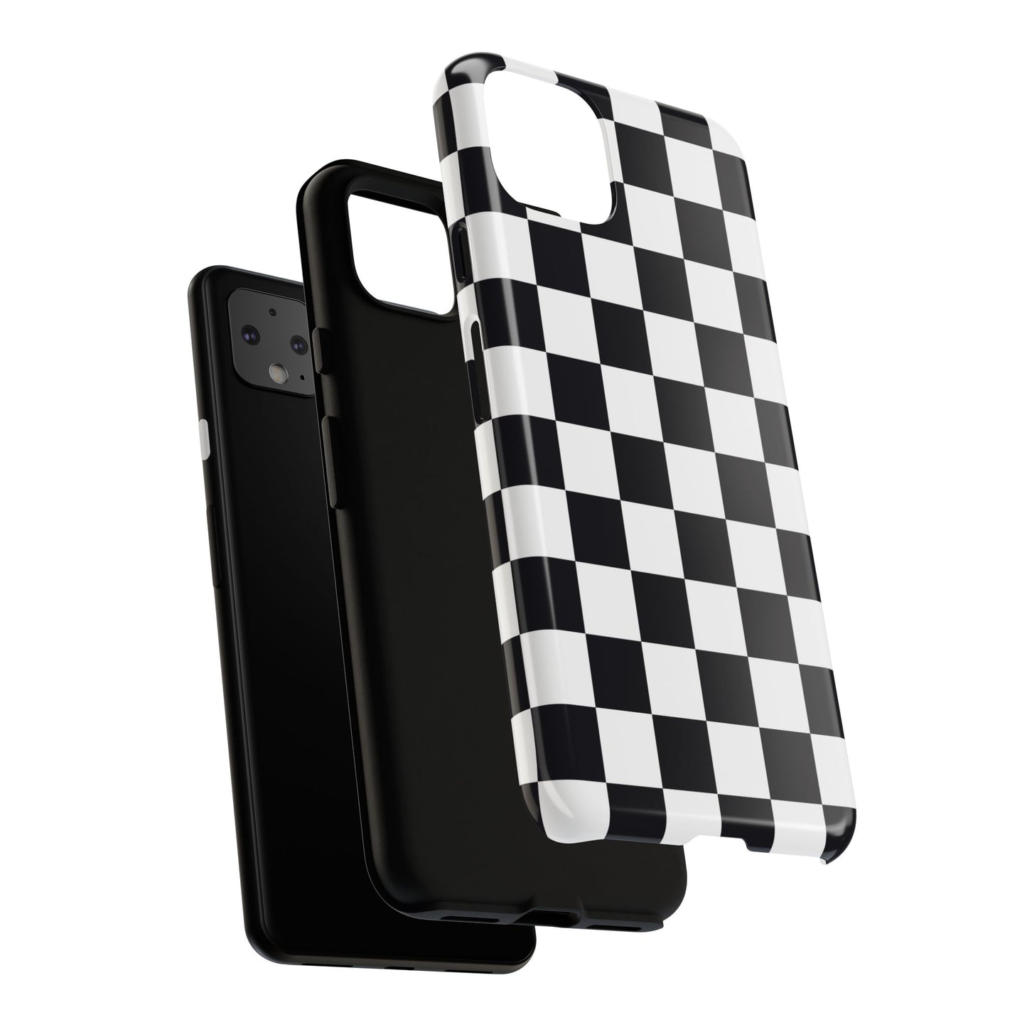 Black & White Checkerboard Google Pixel Case