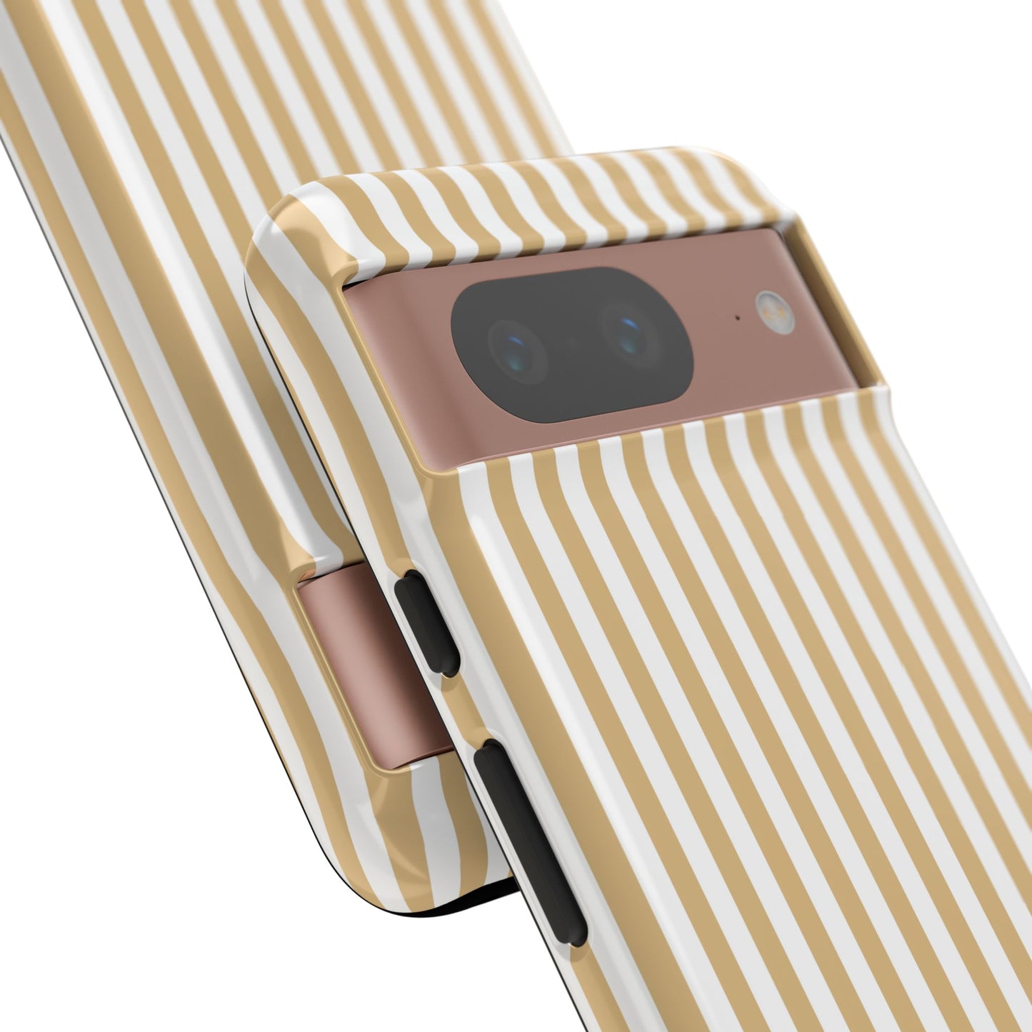 Yellow & White Stripe Google Pixel Case