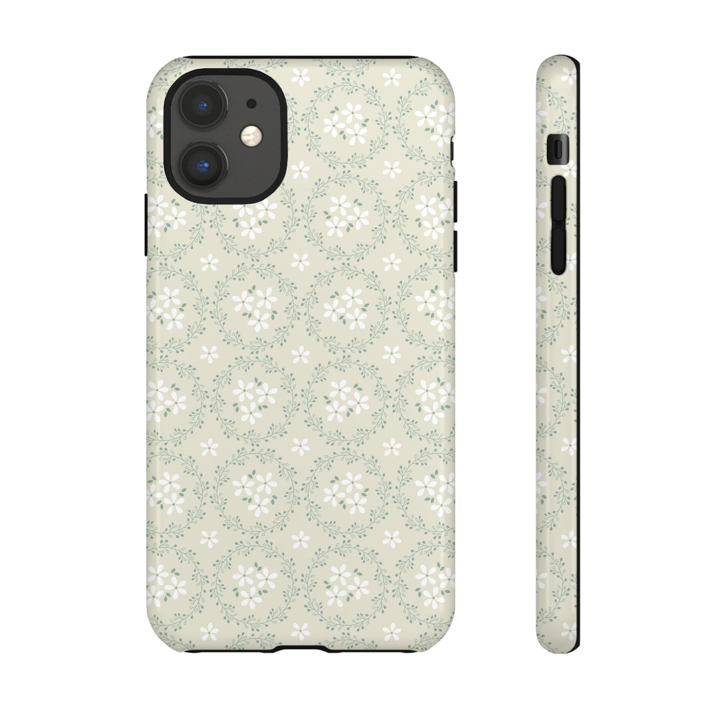 Vintage Daisy Wreath iPhone Case