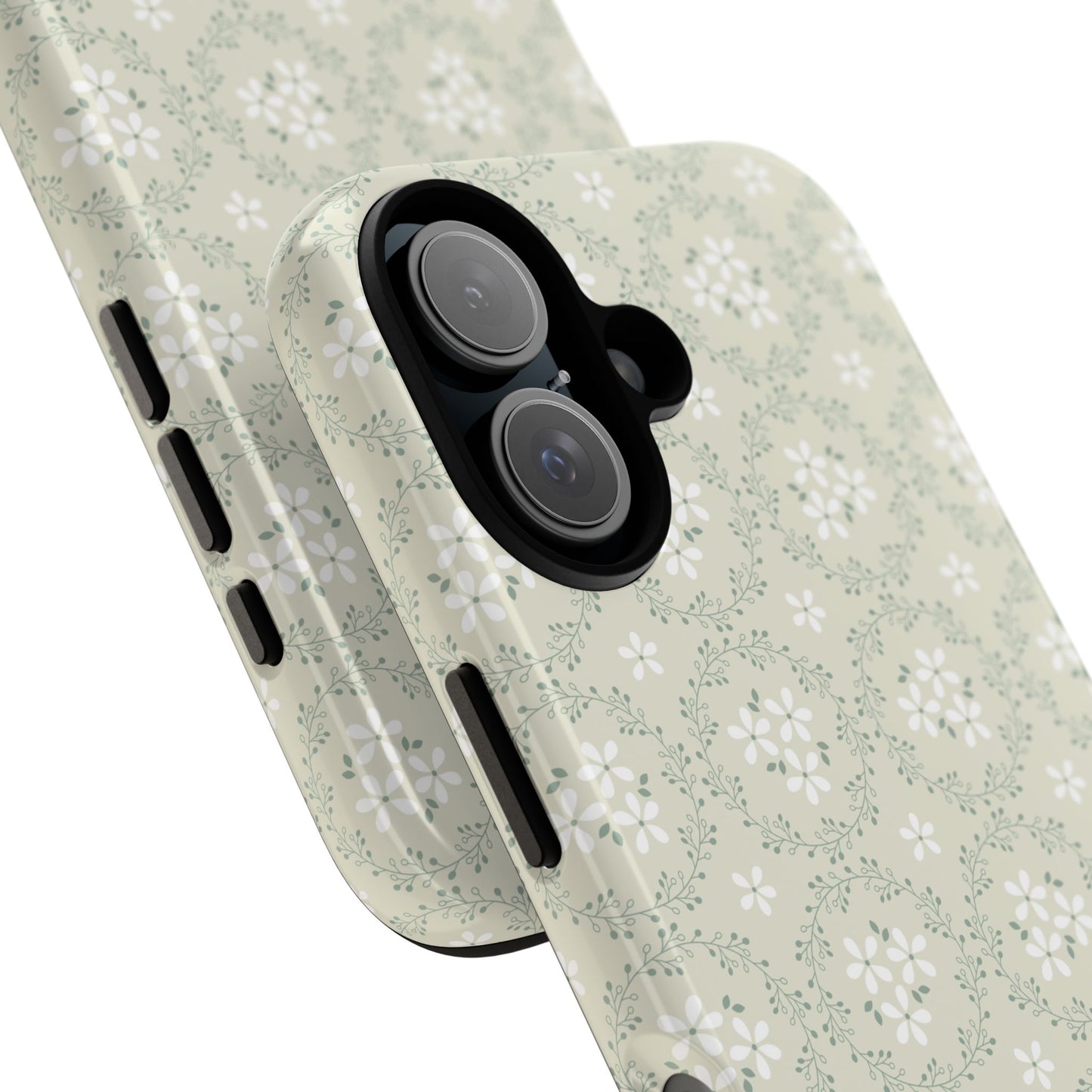Vintage Daisy Wreath iPhone Case