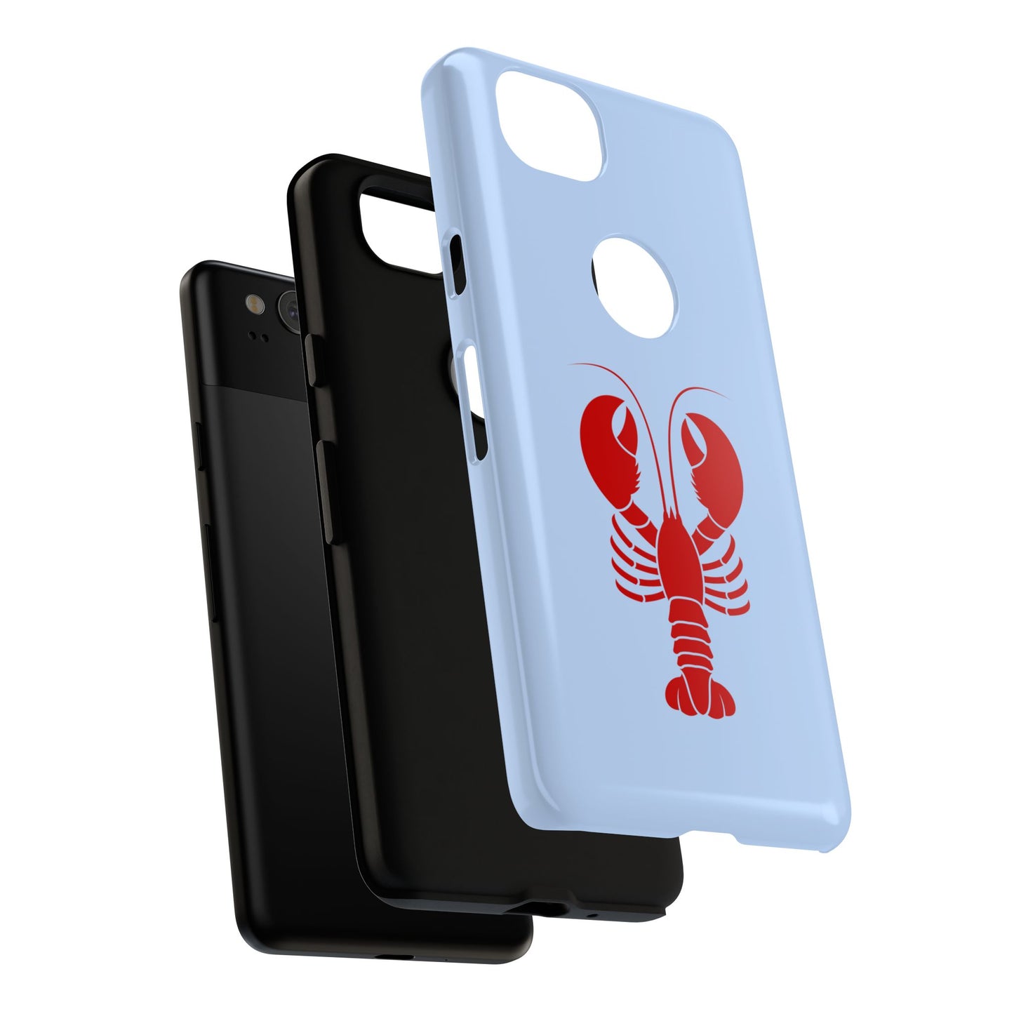 Red Lobster on Sky Blue Google Pixel Case