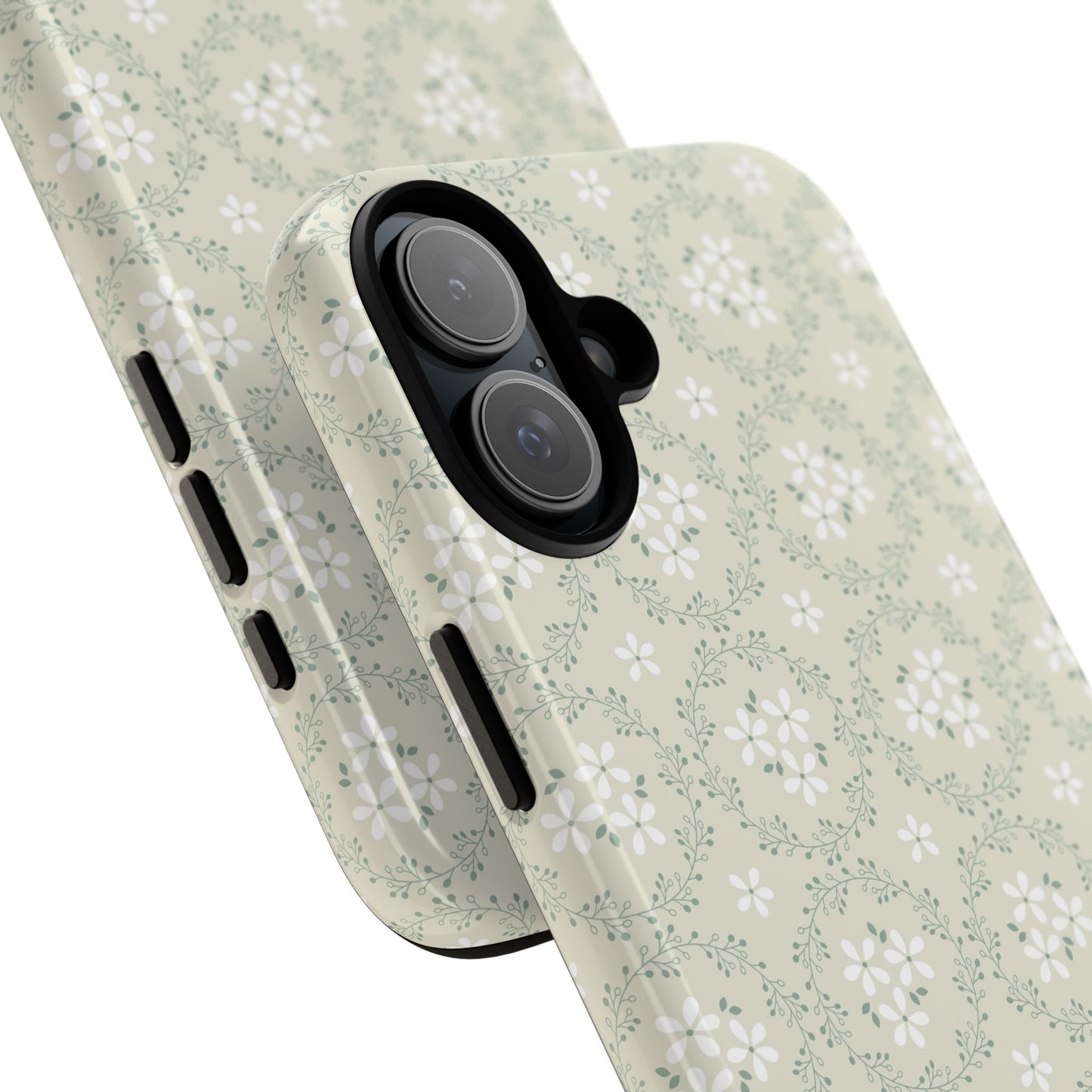 Vintage Daisy Wreath iPhone Case