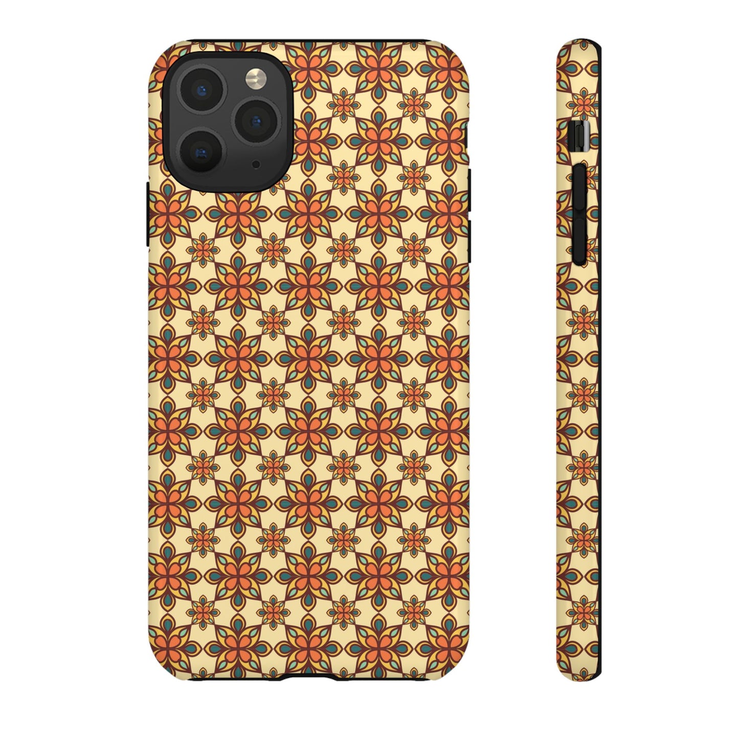 Retro Mandala Floral iPhone Case
