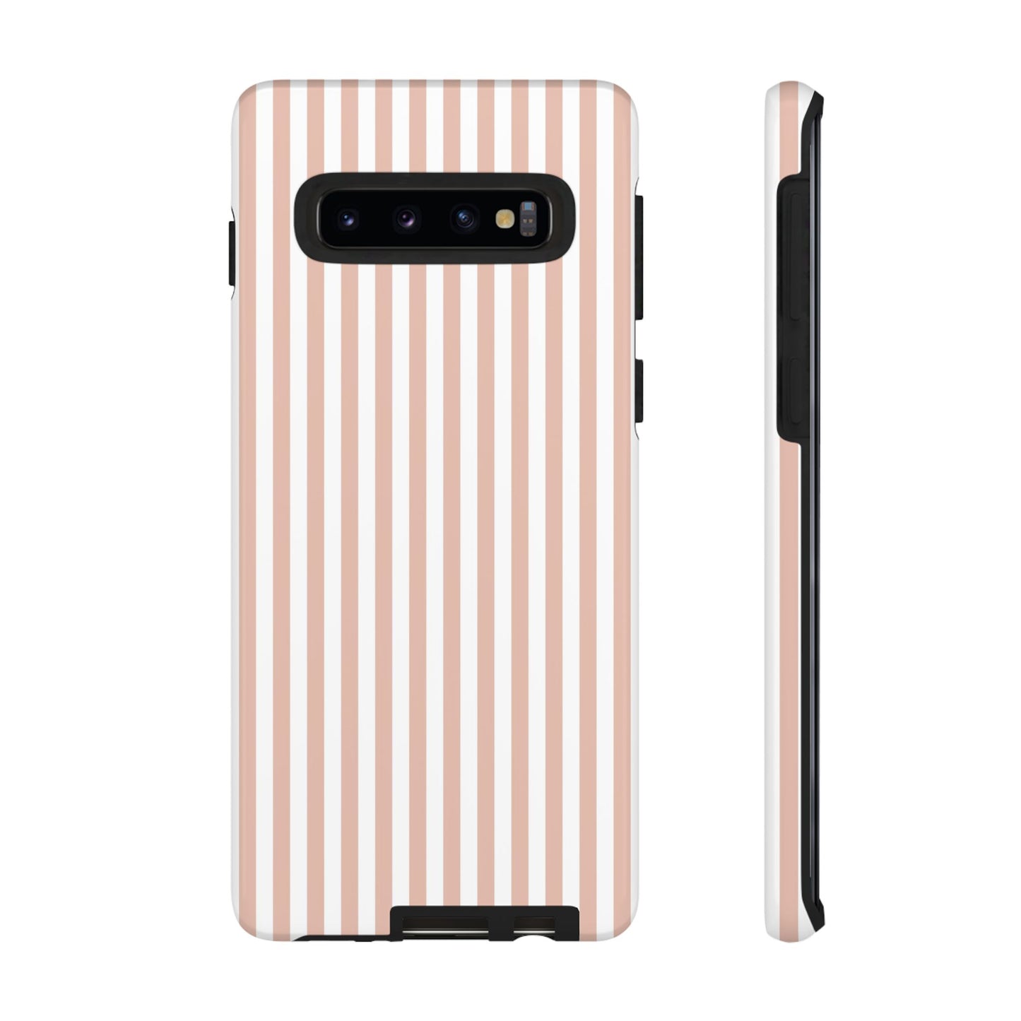 Blush & White Stripe Samsung Case