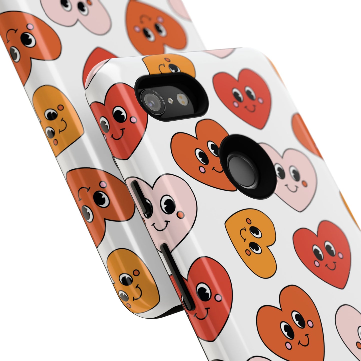 Smiley Heart Faces Google Pixel Case