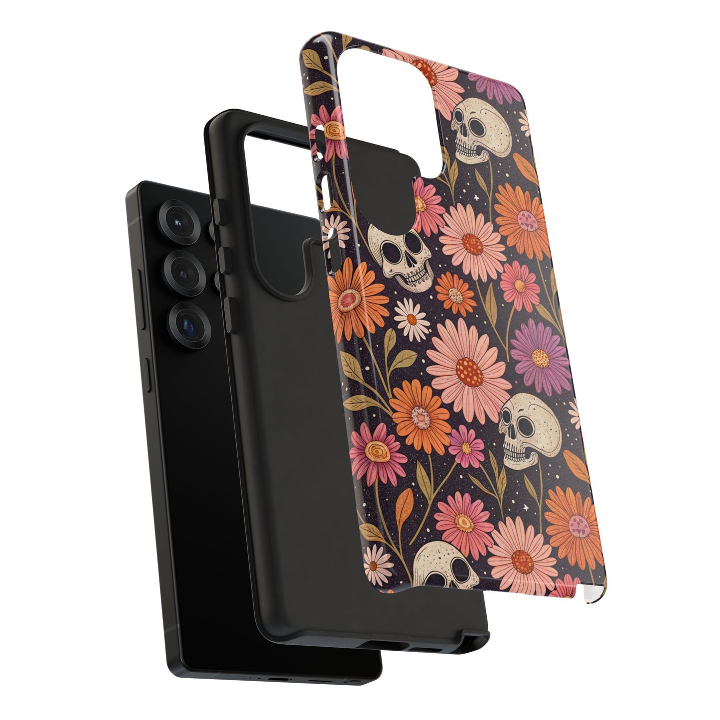 Skulls & Fall Florals Samsung Case