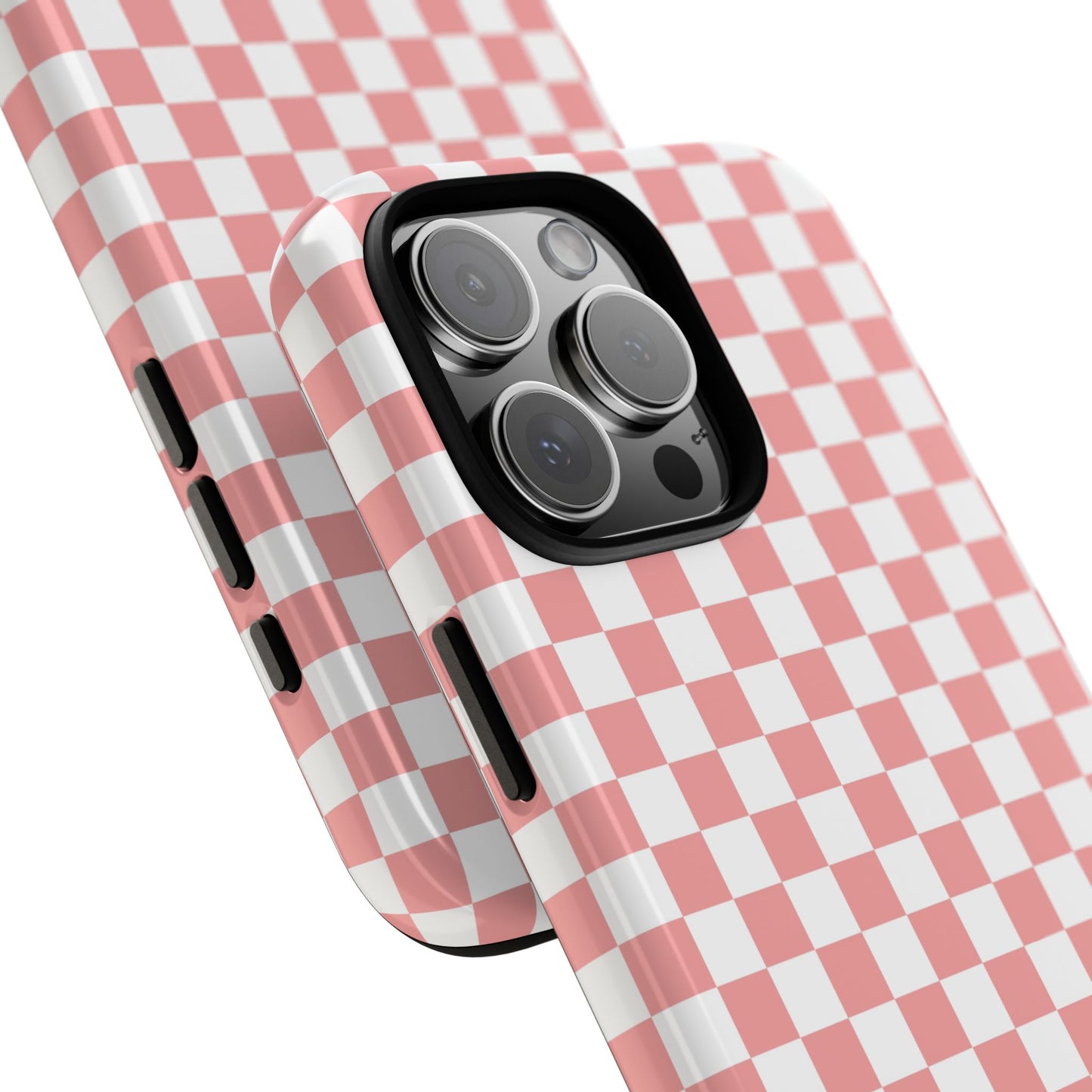 Pink Checkerboard iPhone Case