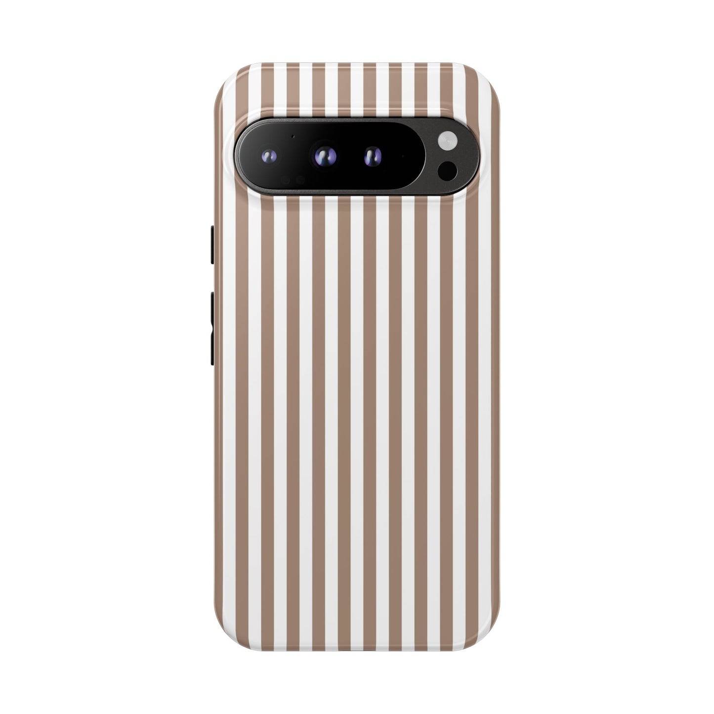 Beige & White Stripe Google Pixel Case