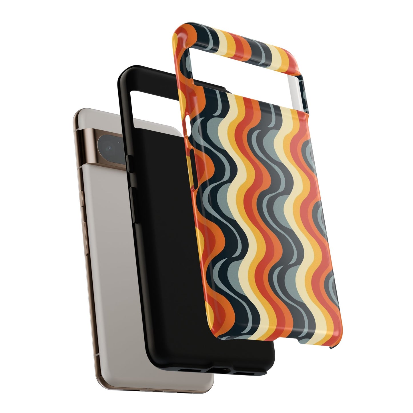 Retro Wavy Stripe Google Pixel Case
