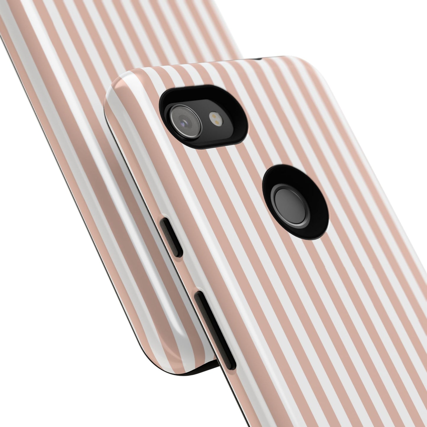 Blush & White Stripe Google Pixel Case