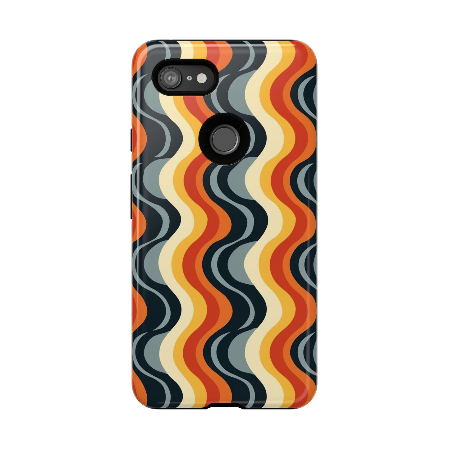Retro Wavy Stripe Google Pixel Case