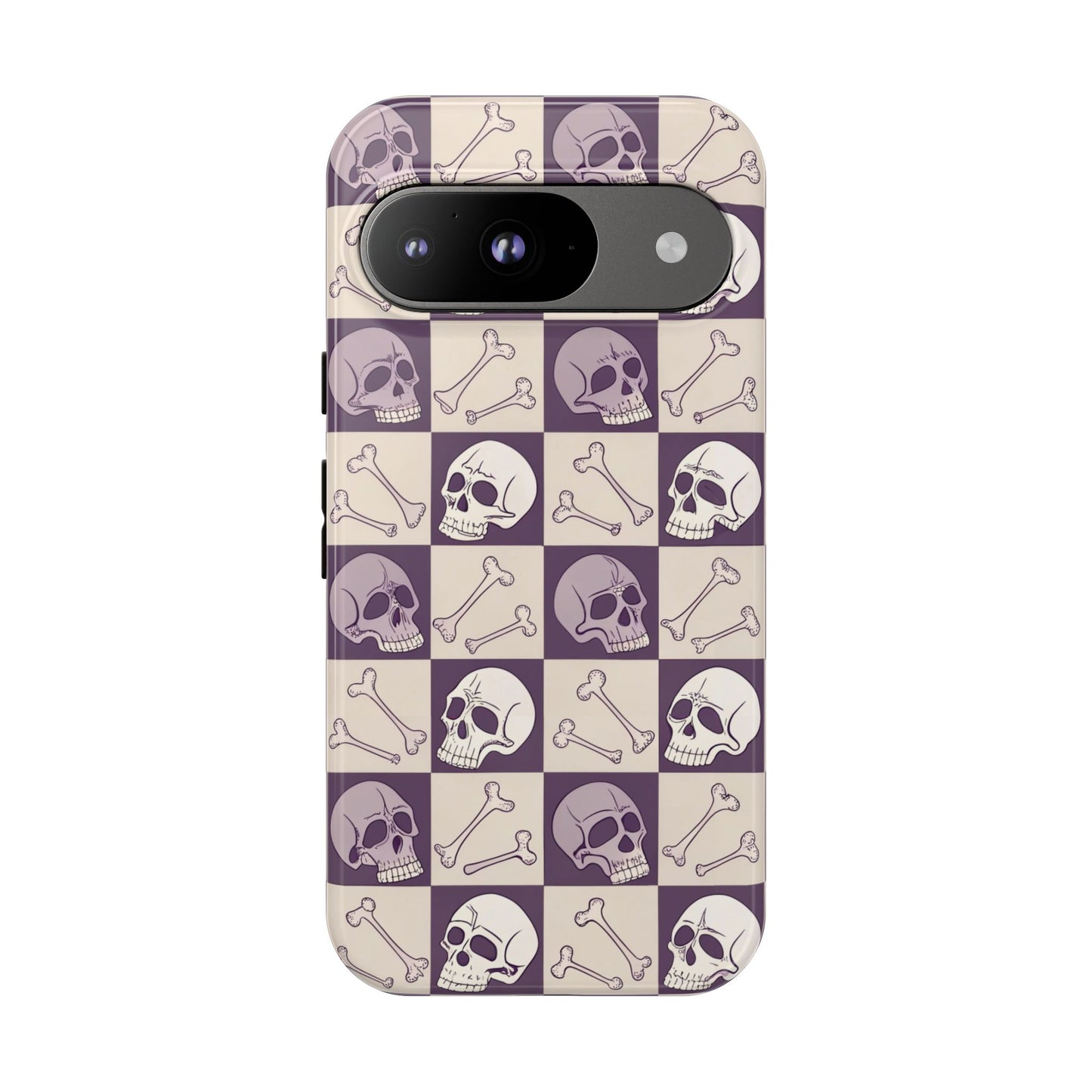 Skull & Bones Checkered Google Pixel Case