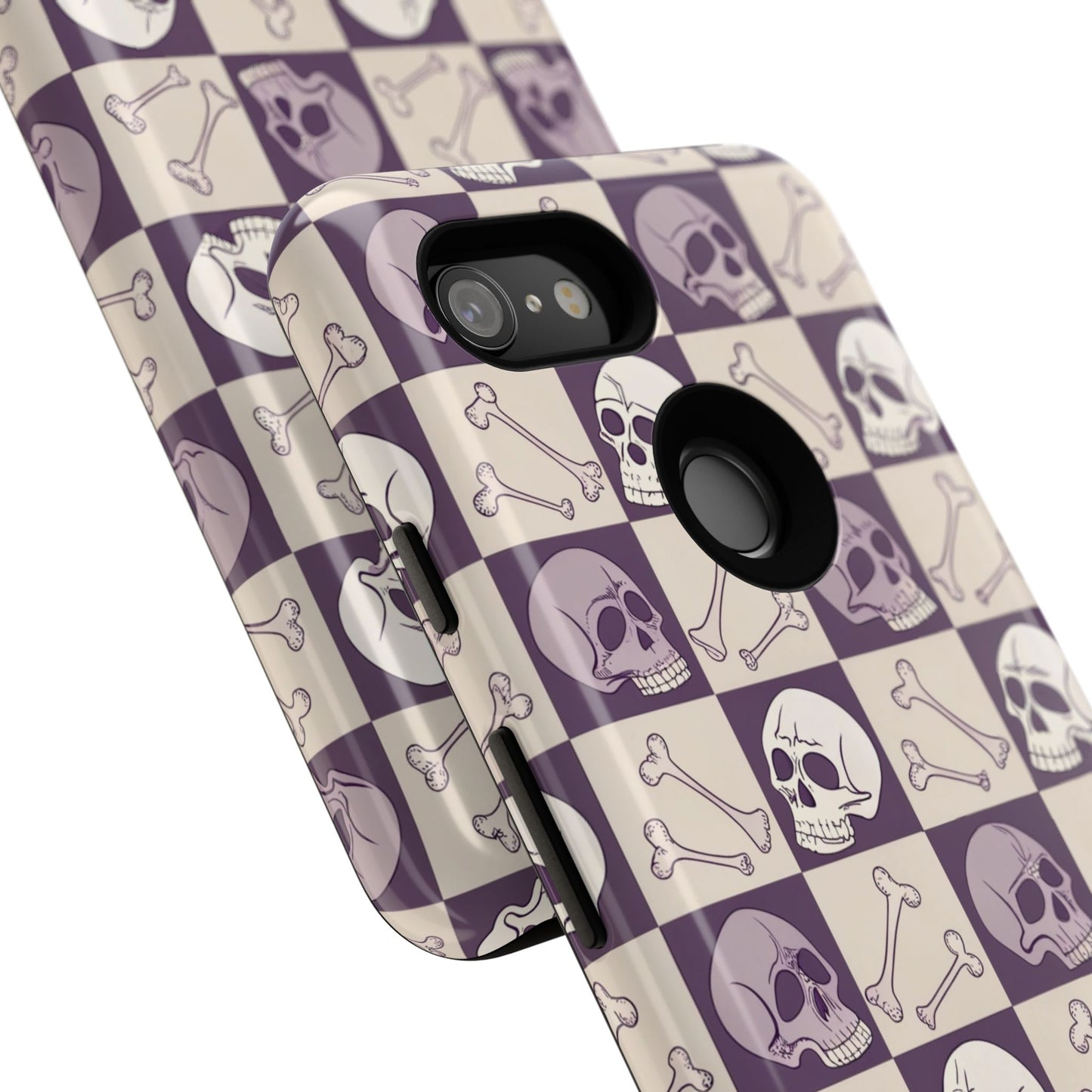 Skull & Bones Checkered Google Pixel Case
