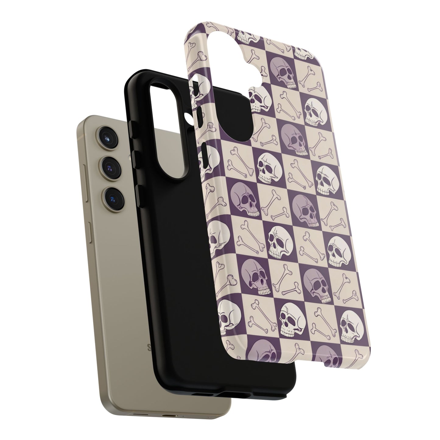 Skull & Bones Checkered Samsung Case