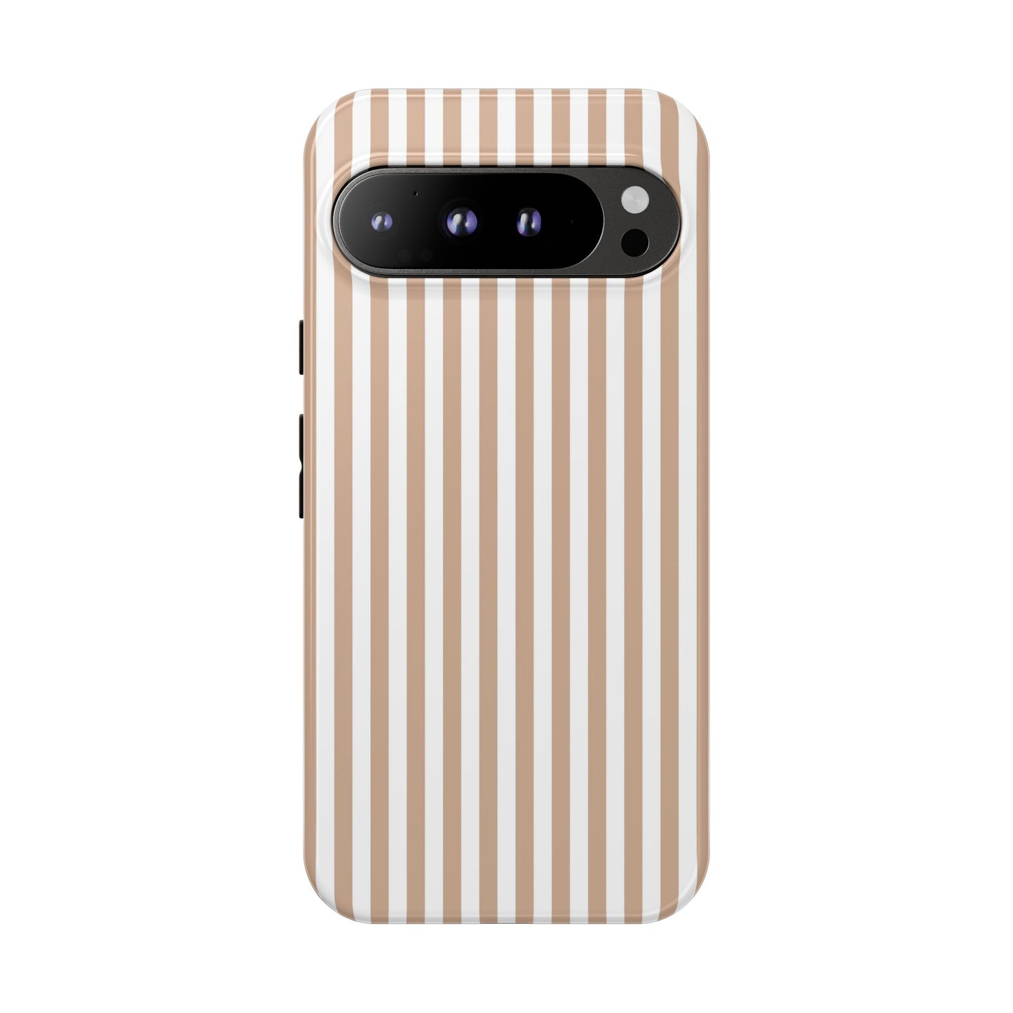 Tan & White Stripe Google Pixel Case