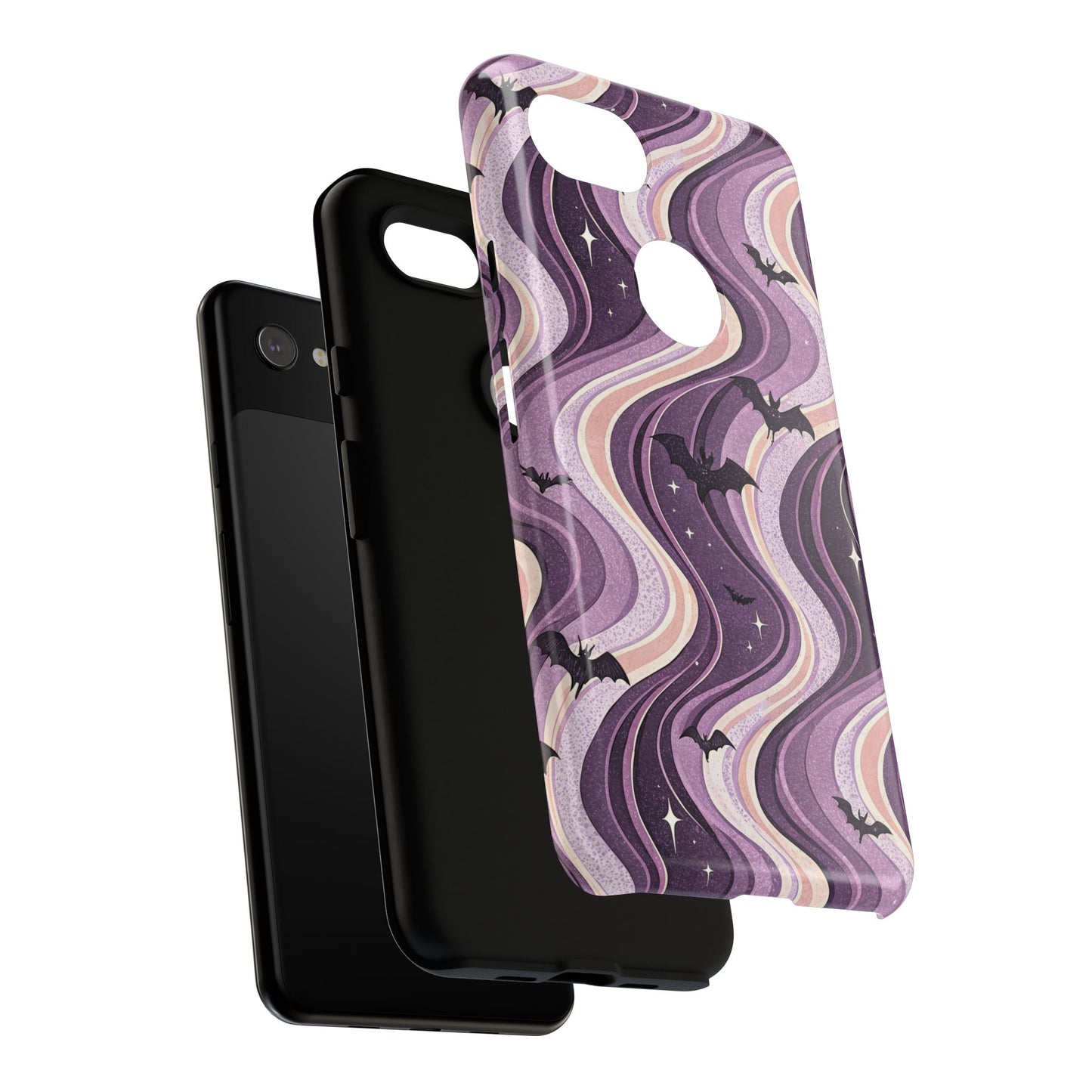 Retro Bats & Swirls Google Pixel Case