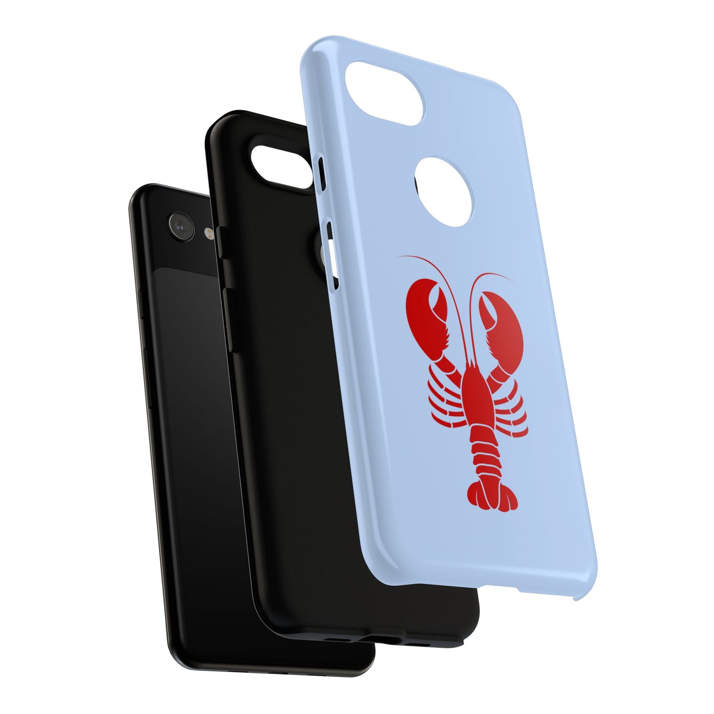 Red Lobster on Sky Blue Google Pixel Case