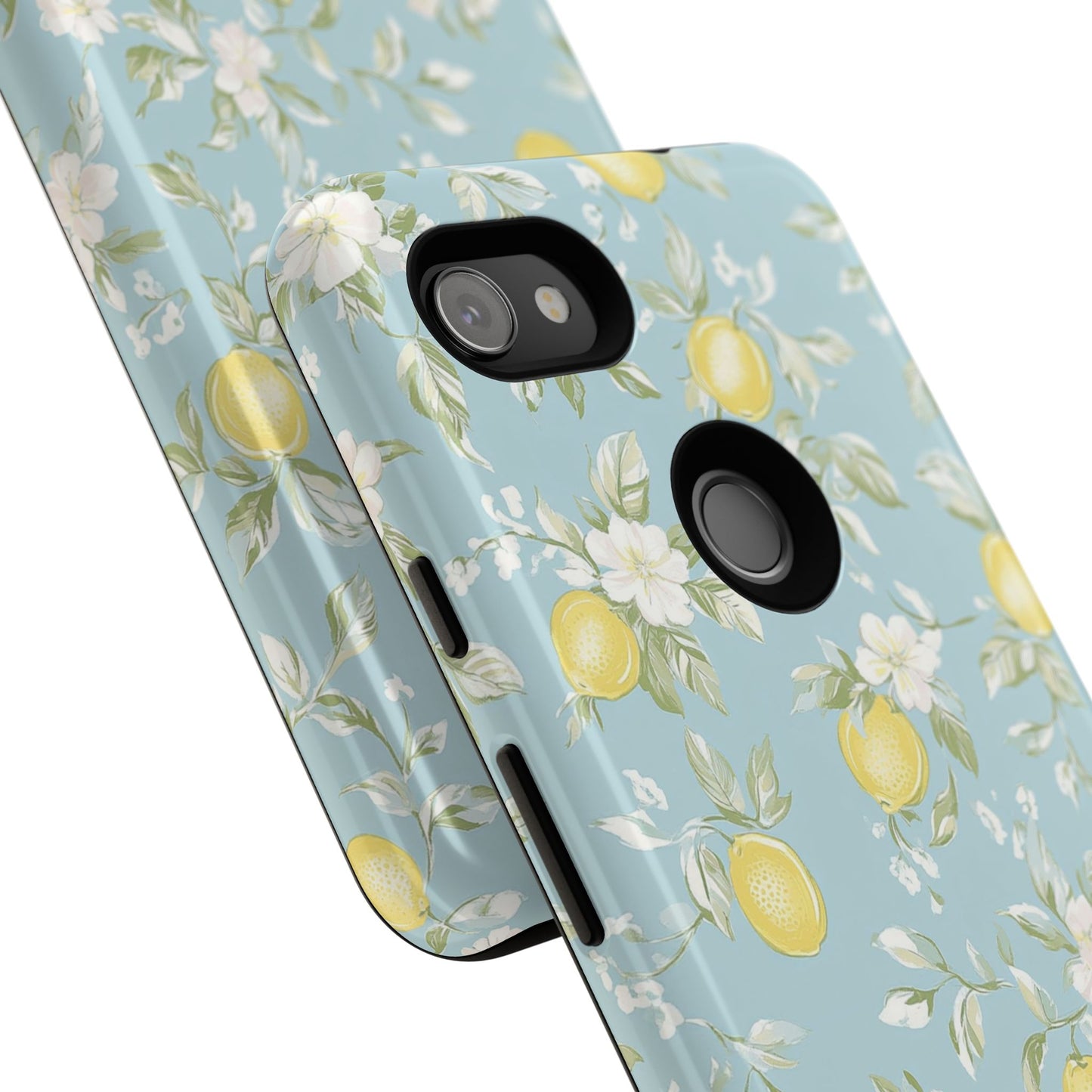 Lemon Blossom Blue Google Pixel Case
