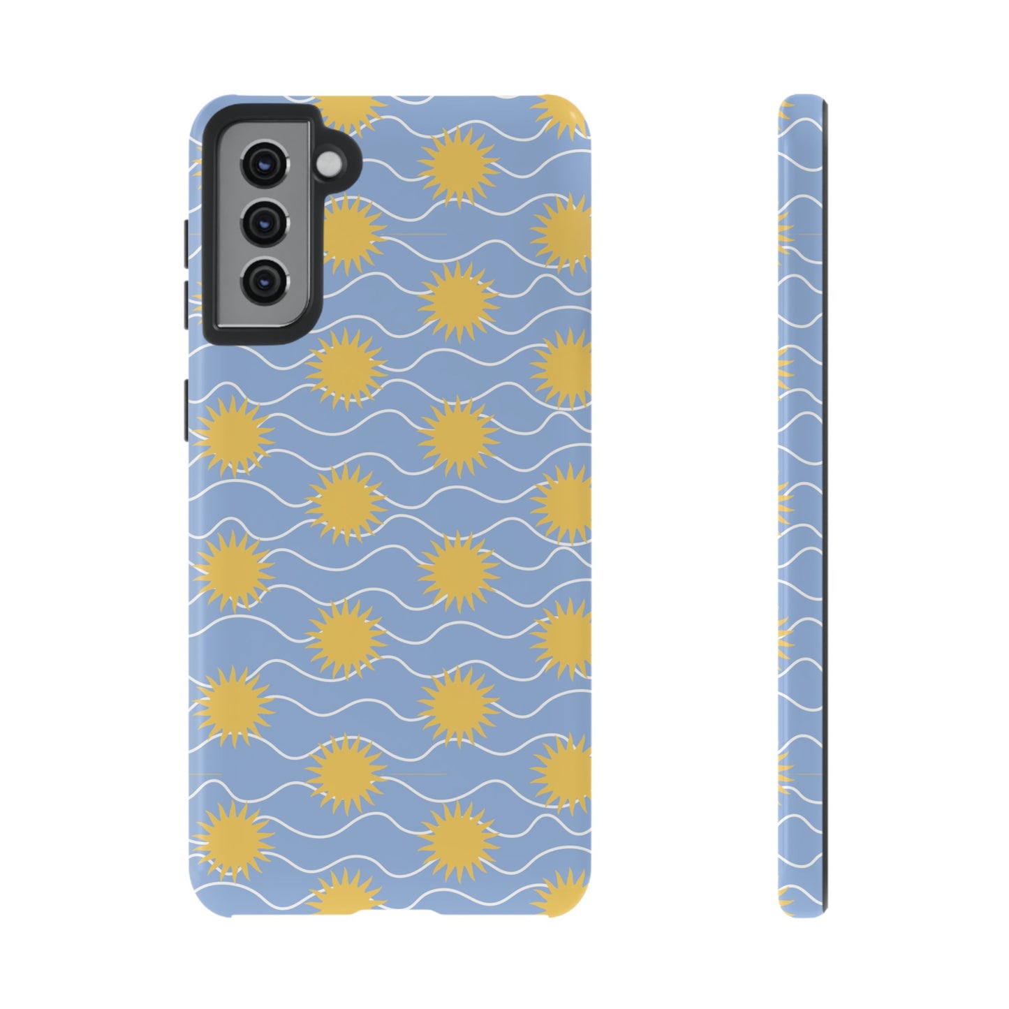 Sunny Waves Blue Samsung Case