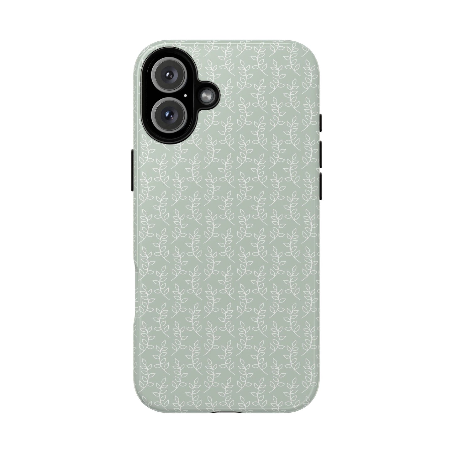 Minimal Leaf Print iPhone Case